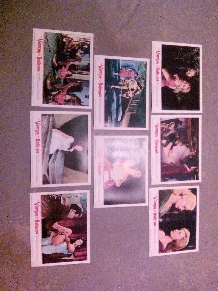 “The Vampire And The Ballerina” Original Vintage Movie Lobby Cards