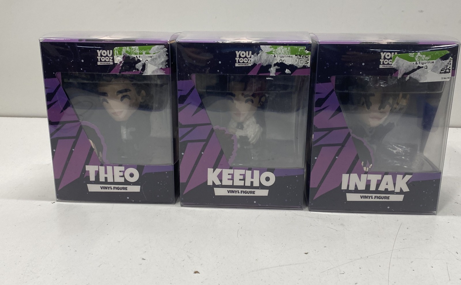 Youtooz P1Harmony Vinyl Figure Lot Theo Keeho Intak K-Pop Collectibles 3 Pieces