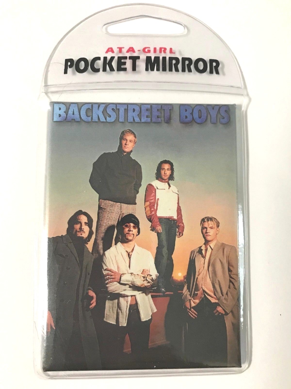 BACKSTREET BOYS – 2001 ATA-GIRL Pocket Mirror, NEW – UNUSED!!