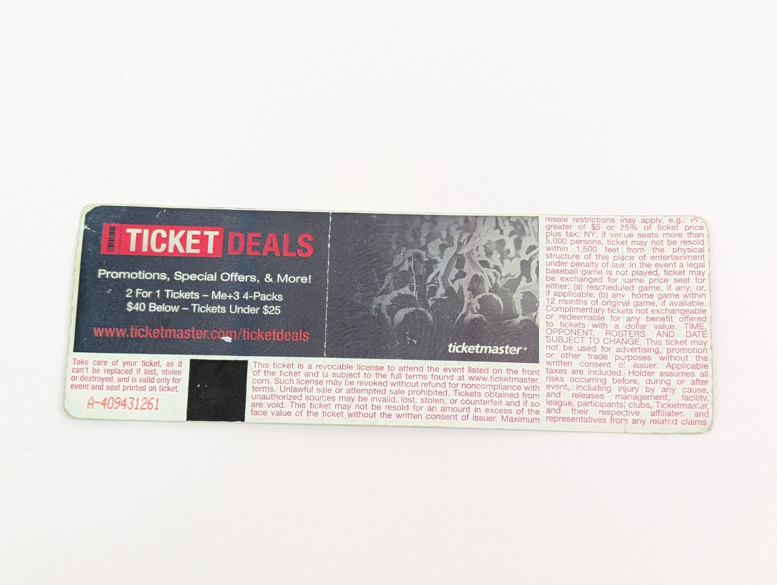 Anthony Bourdain Concert Ticket Shea’s Performing Arts Center Buffalo 2013