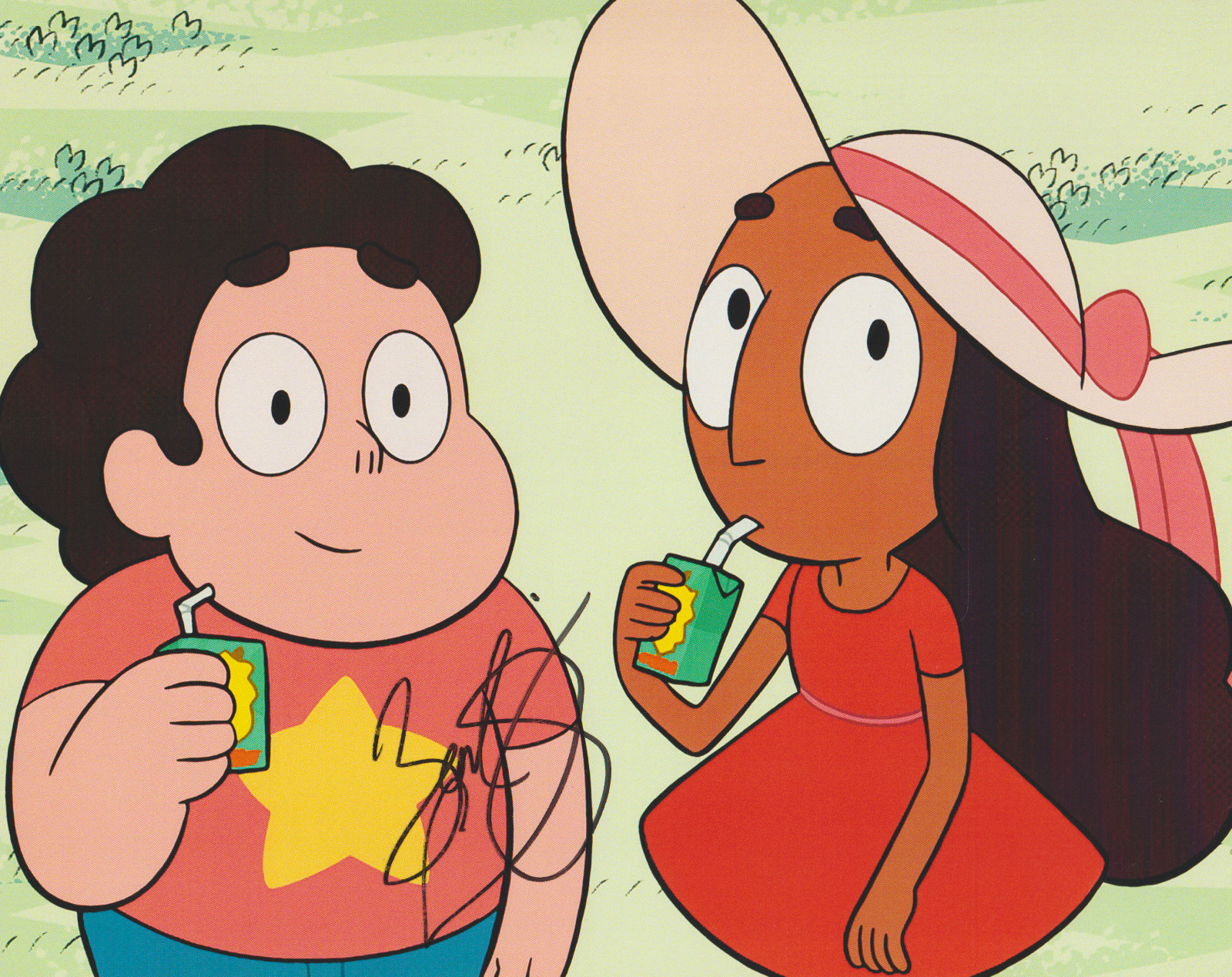 ZACH CALLISON STEVEN UNIVERSE SIGNED 10X8 COLOR PHOTO CARTOON NETWORK AUTOGRAPH