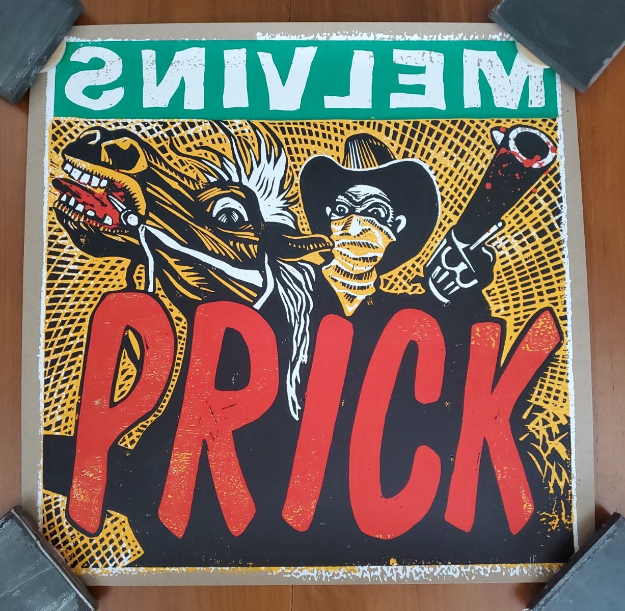 Haze XXL Melvins Prick Silkscreen Poster Signed & numbered LTD /50 Not vinyl lp