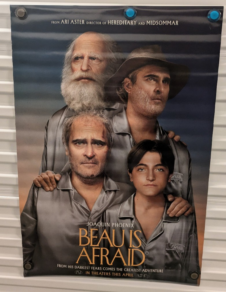 BEAU IS AFRAID Theatrical Movie Poster 27×40 DS Original 2023 Ari Aster Phoeni