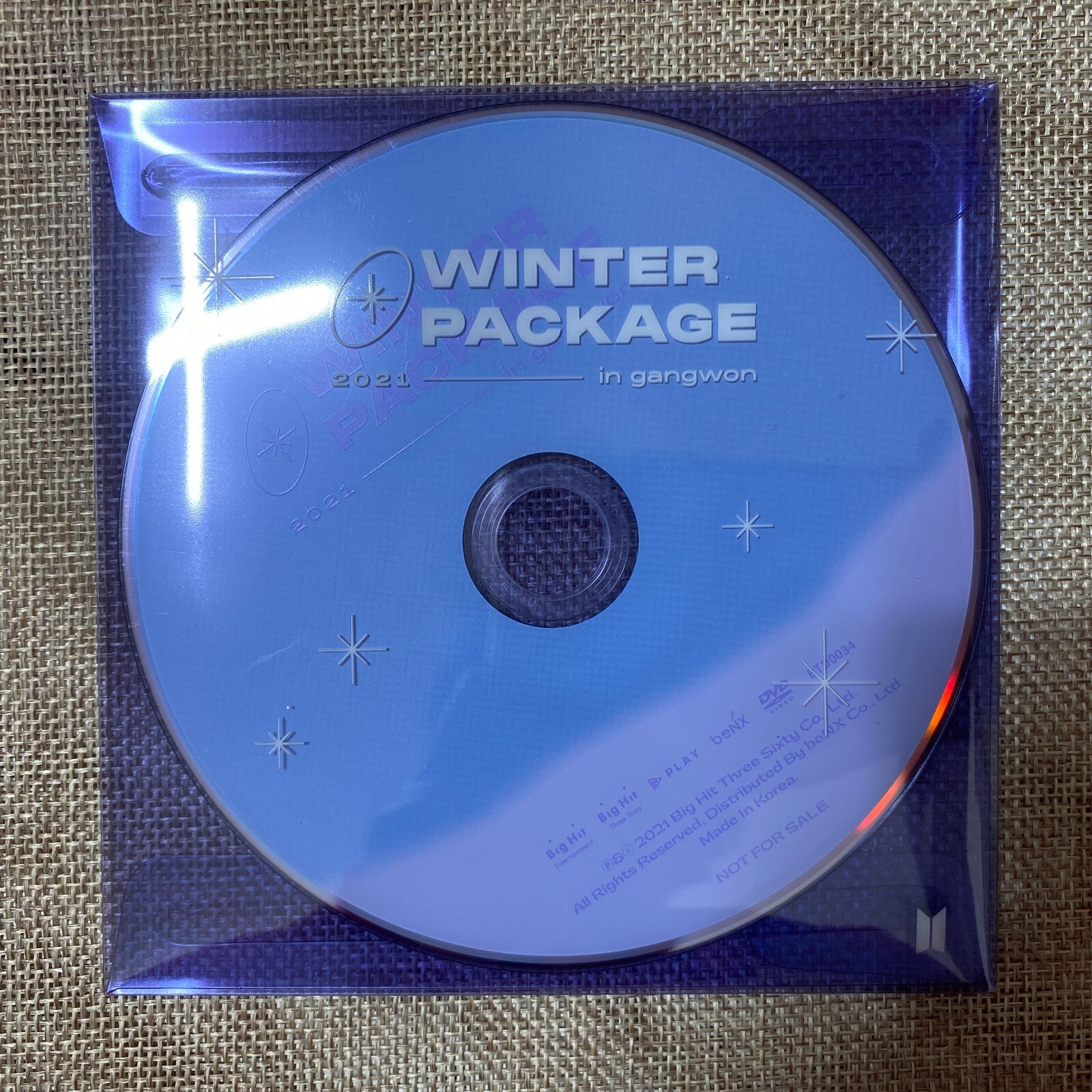 BTS GROUP [ Winter Package 2021 DVD Official ] DVD Only / New, Rare / +Gift