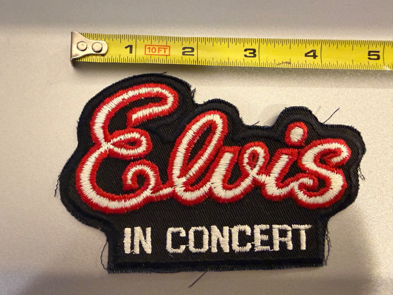 Elvis in concert Patch small