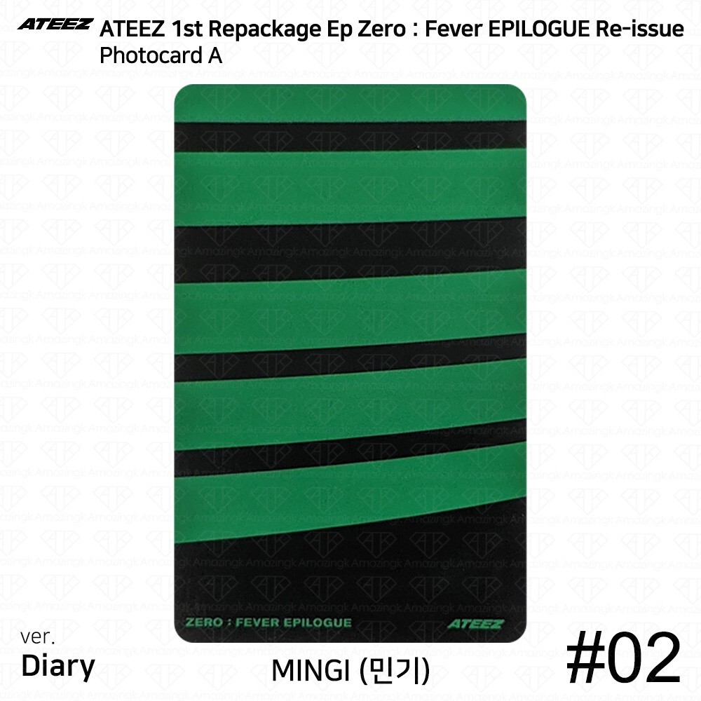 ATEEZ 1st Repackage EP Zero : Fever Epilogue Figure ver Re-issue Photocard