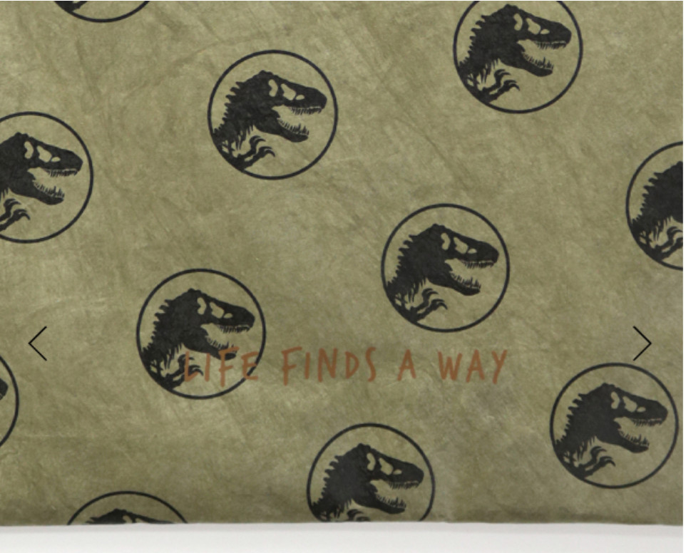 JURASSIC PARK LIFE FINDS A WAY Official Tyvek Gadget Case WORLD DOMINION