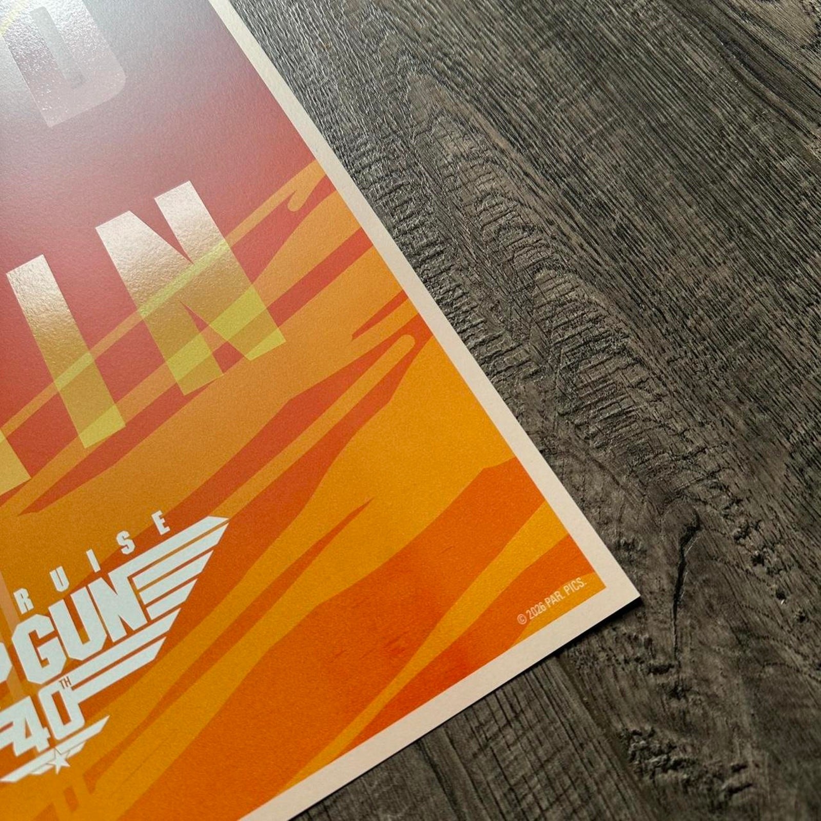 2026 Top Gun Maverick Tom Cruise Movie Promo Collectible Poster