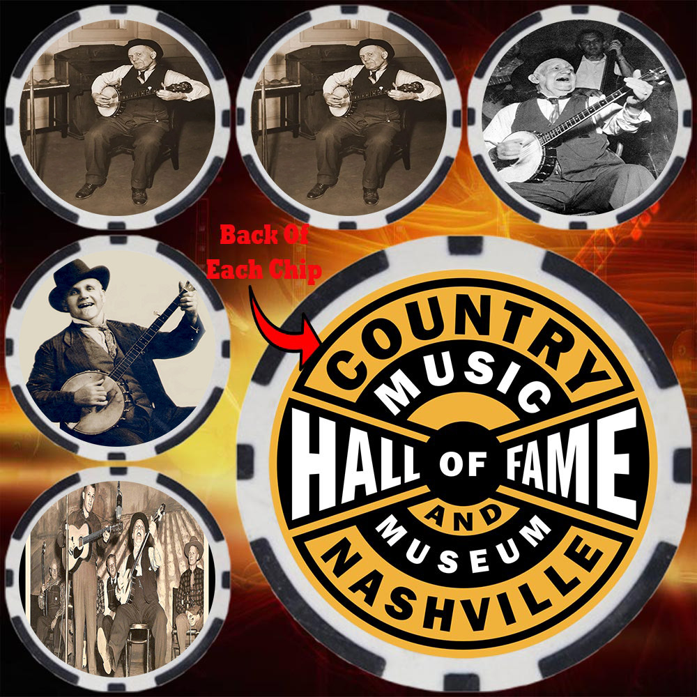 UNCLE DAVE MACON #2 – COUNTRY MUSIC HALL OF FAMER – COLLECTABLE COIN SET (5)
