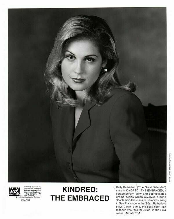 Kelly Rutherford Kindred The Embraced Glamour Publicity Pose Original 8×10 Photo