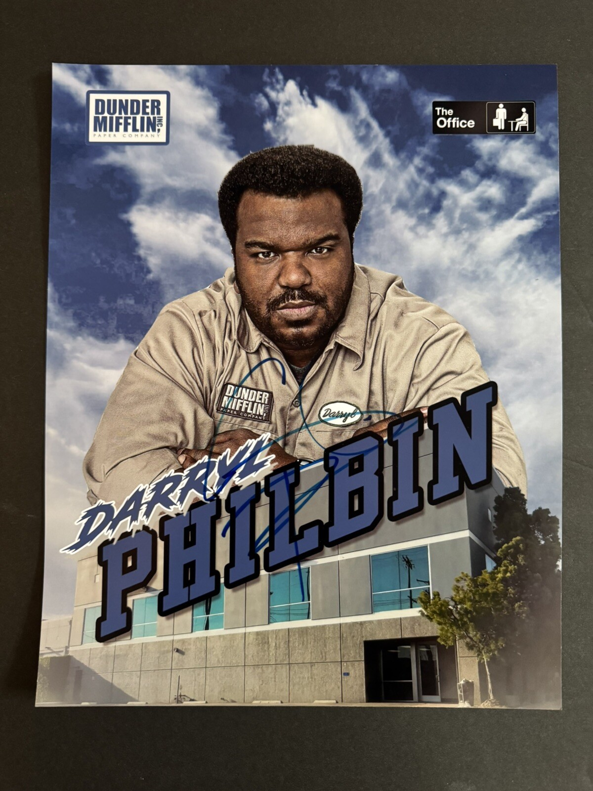 Craig Robinson Autographed 8×10 Darryl Philbin Edit Photo The Office