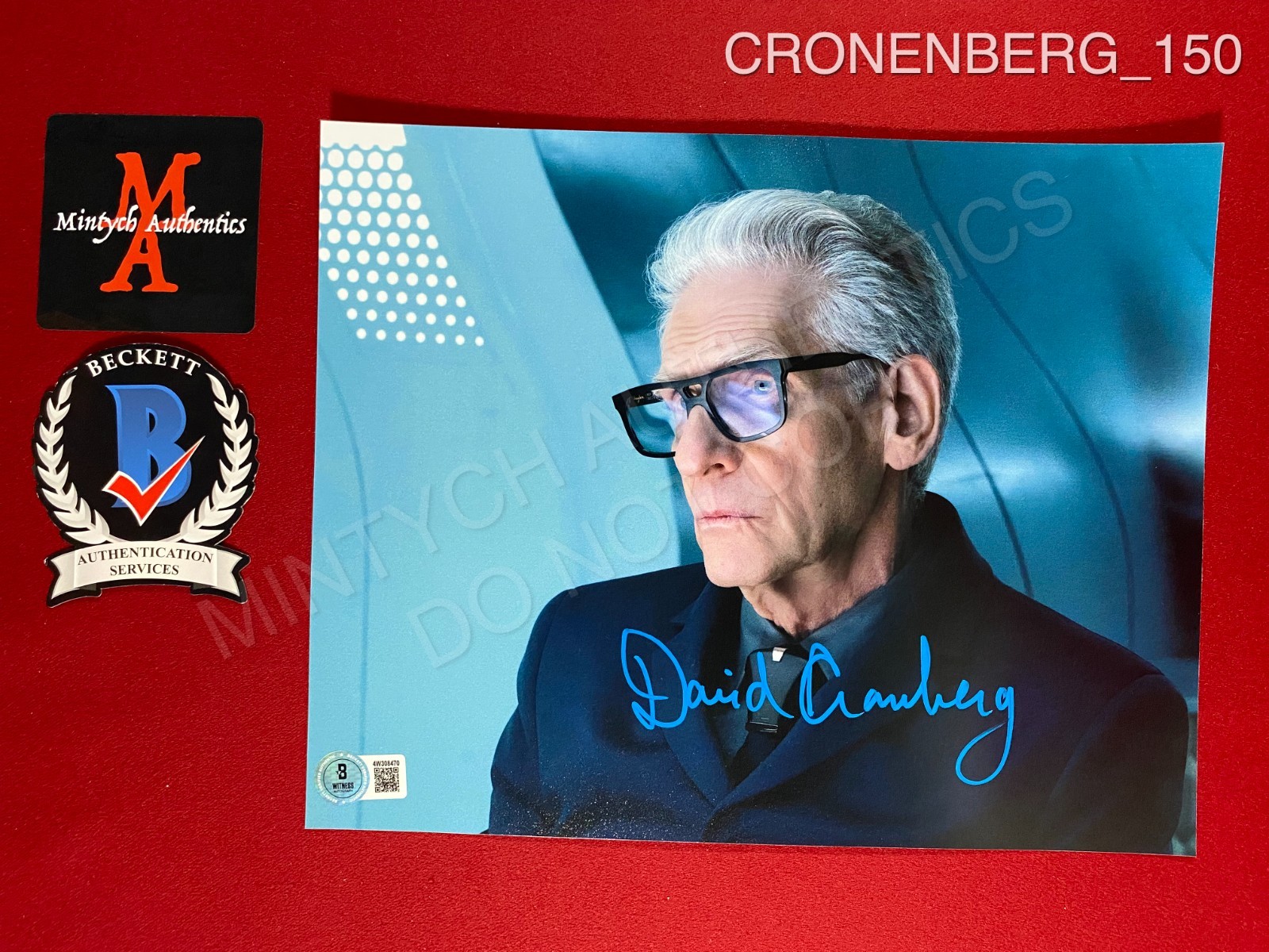 David Cronenberg autographed signed 8×10 photo Star Trek Beckett COA