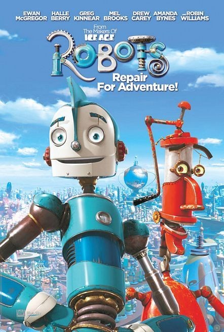 ROBOTS great 27×40 D/S rolled movie poster LAST ONE (2005)