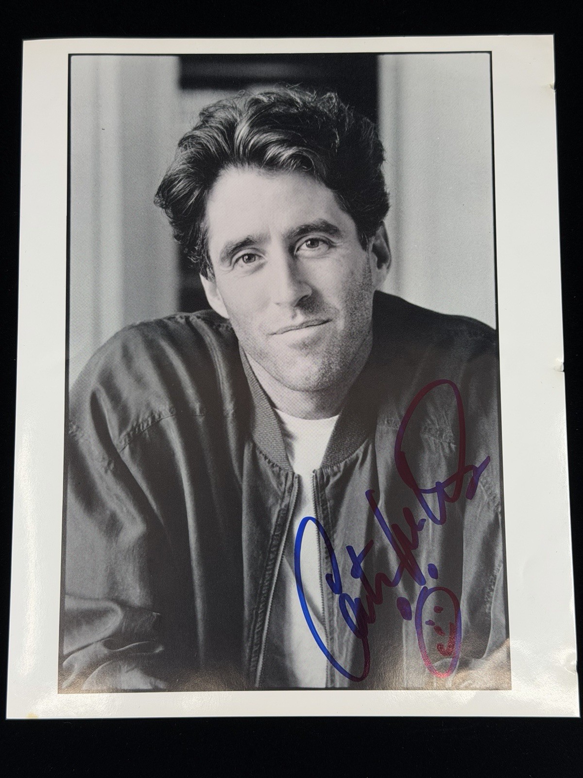 Christopher Lawford Signed Photo + Handwritten Note Kennedy Family Actor Author