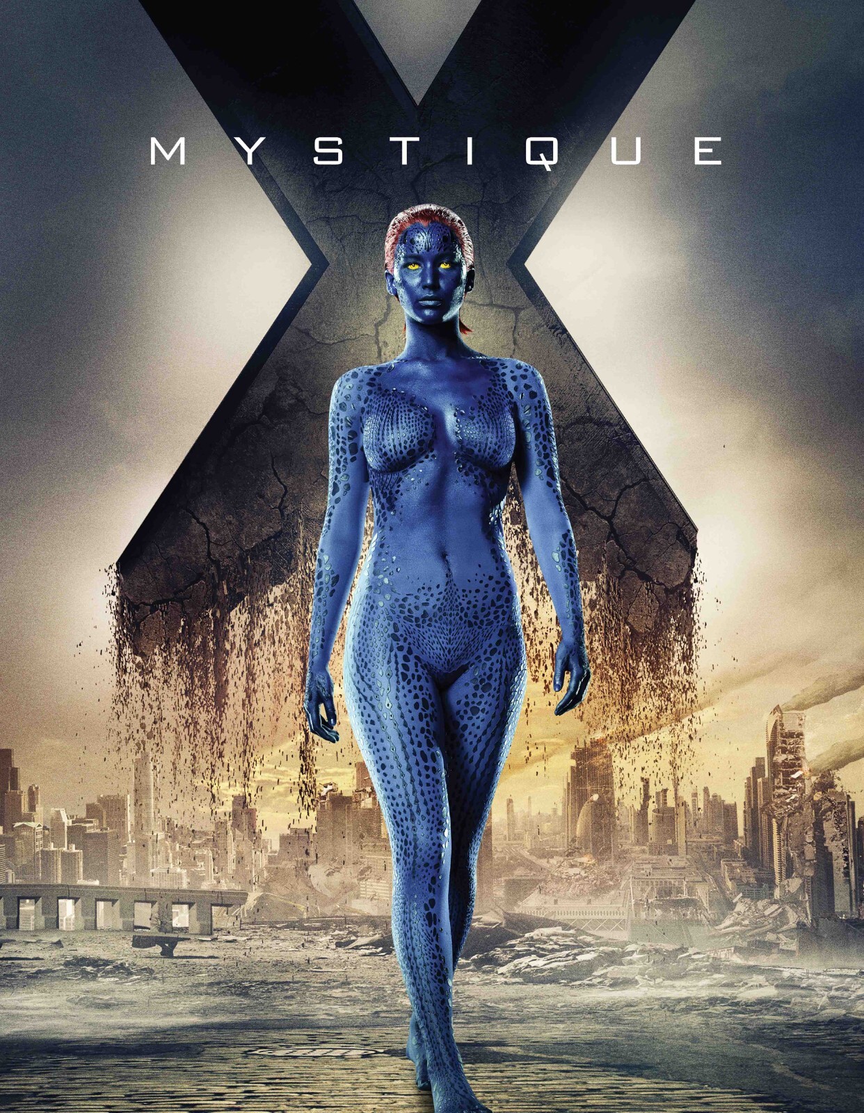 X-Men Days Of Future Past movie poster – Mystique – 12 x 16 inches