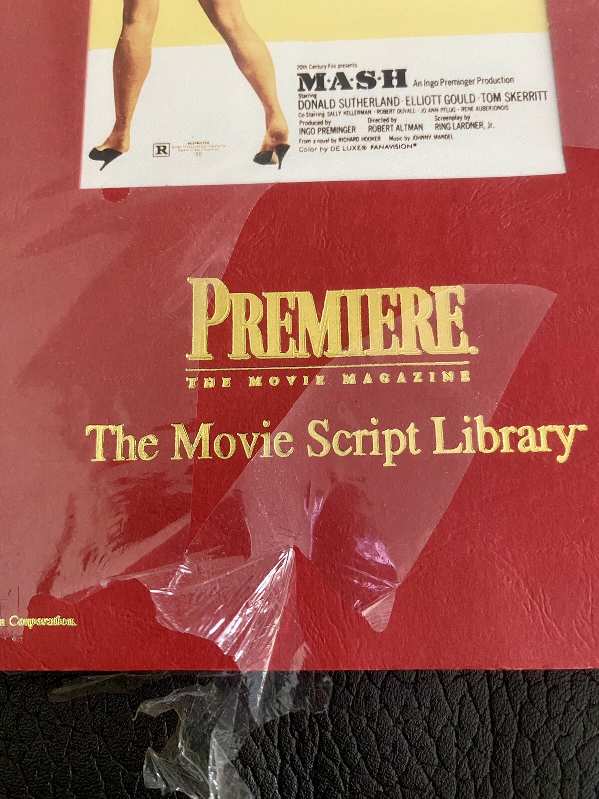 NEW MASH Original Movie Script 1994 Premiere Library Collectors Edition.