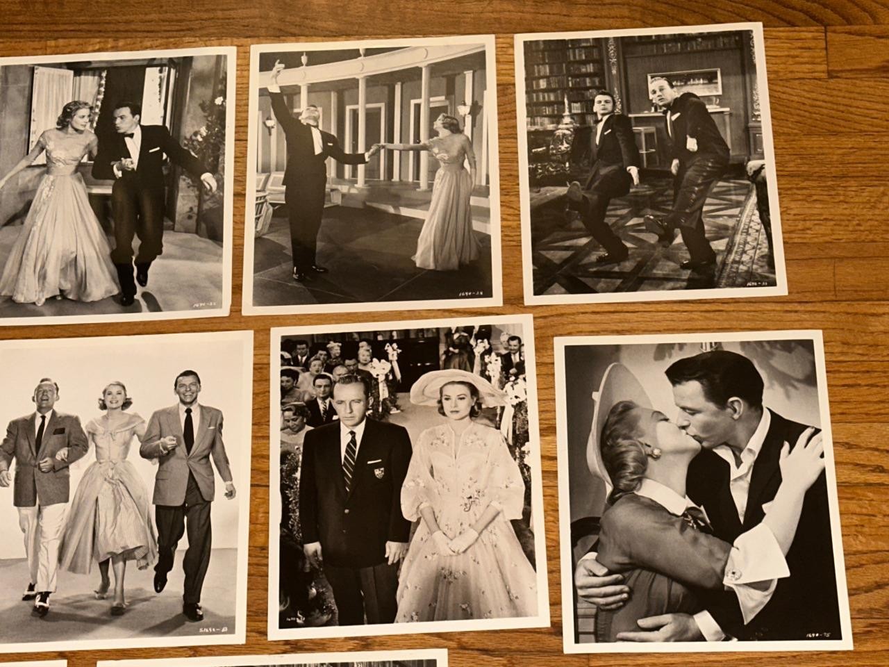 High Society (1956) Lot of 22 8×10 Press Kit Photos Crosby Grace Kelly Sinatra