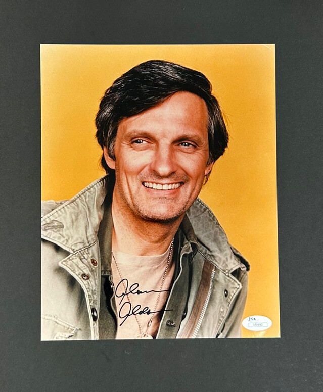 RARE SIGNED ALAN ALDA MASH AUTOGRAPHED 8×10 JSA COA RARE!!!!