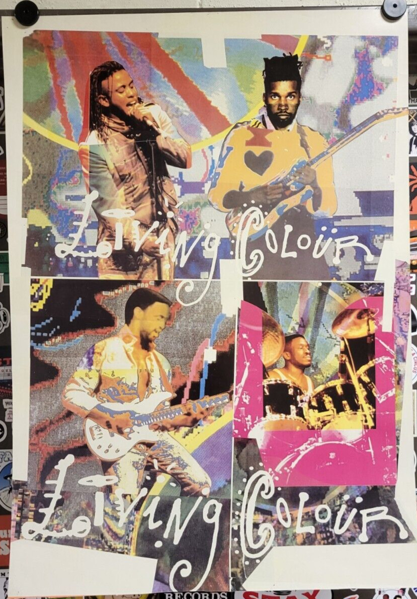 Living Colour – Estate Collection Vintage Record Store Poster 21X30