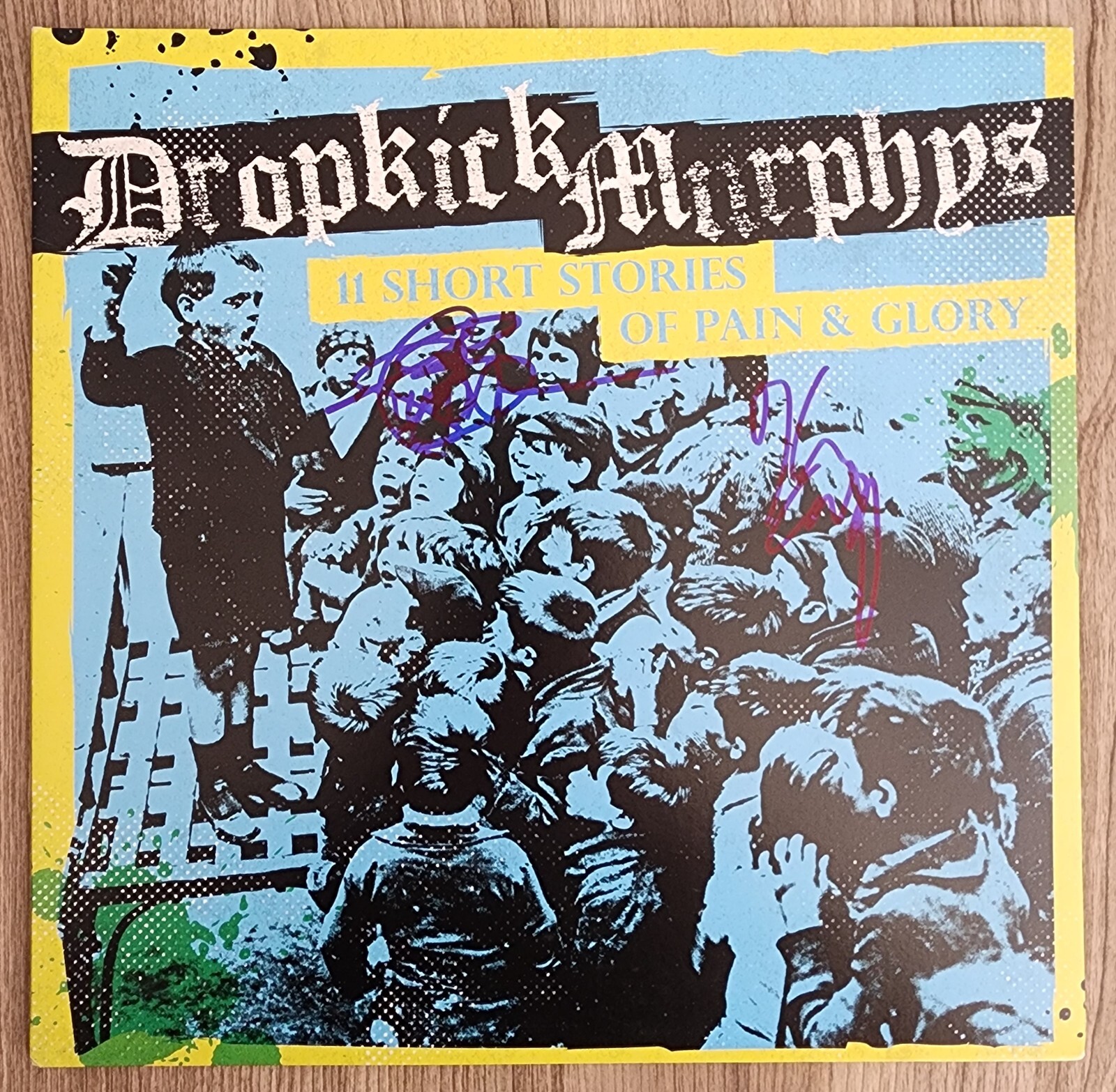 Dropkick Murphys Signed 11 Short Stories Of Pain And Glory Vinyl Record LP RAD