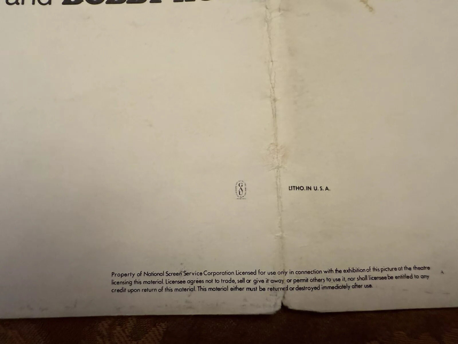 RARE DEATH WISH 1974 ORIGINAL MOVIE POSTER CHARLES BRONSON VIGILANTE CRIME