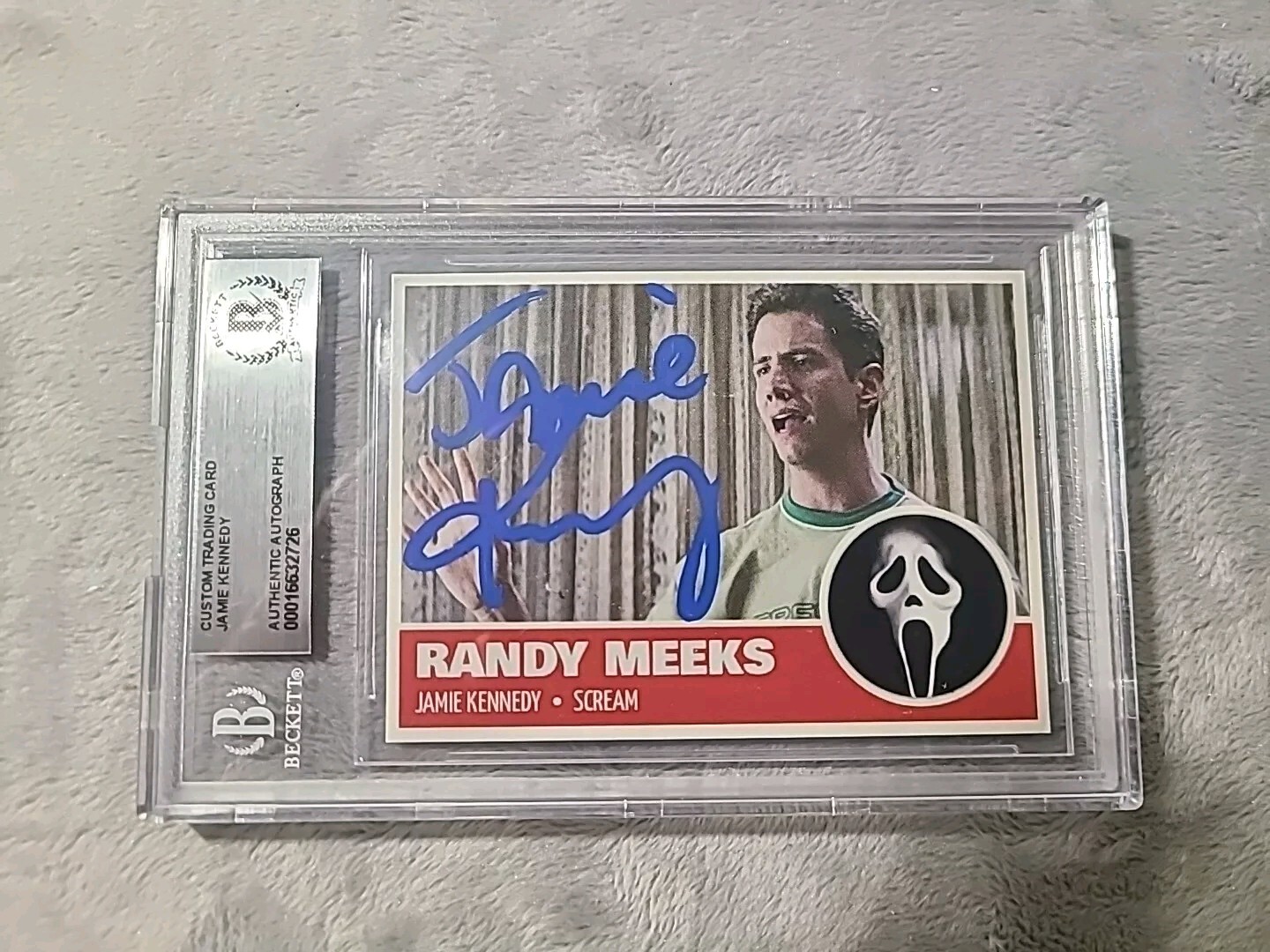 Jamie Kennedy Signed Card Scream 1996 Beckett