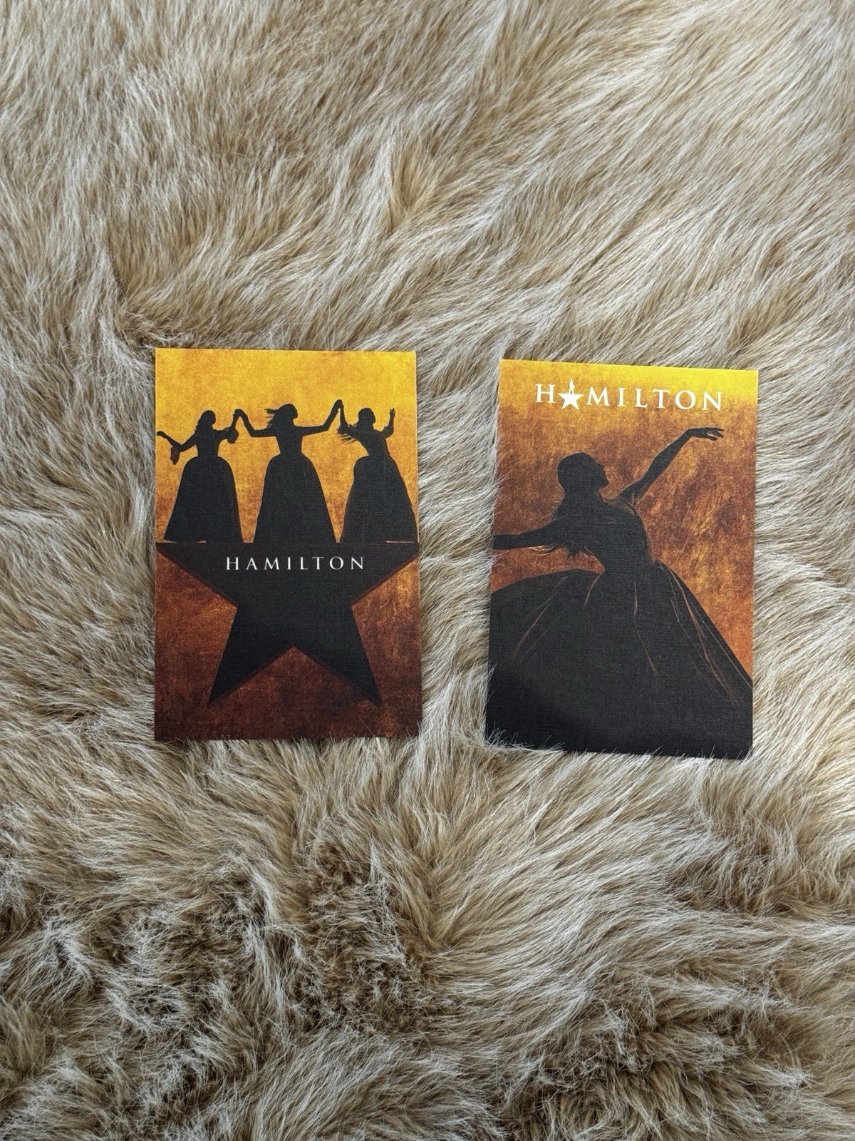 Hamilton 10th Anniversary Playbills And Postcards Set