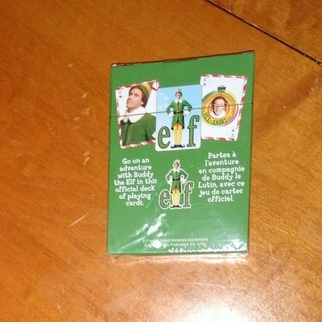 Aquarius Elf Will Ferrell Themed 52 Playing Cards Collection New In Package