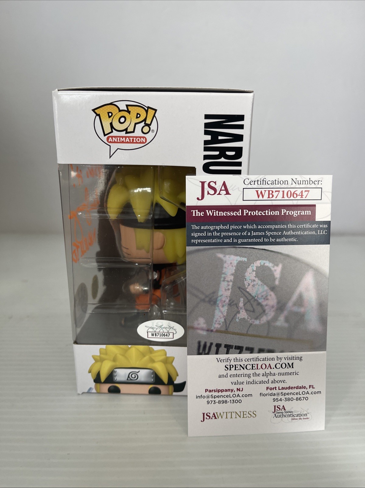 Maile Flanagan Signed Autographed Naruto Rasenshuriken Funko Pop 1318 JSA COA 4