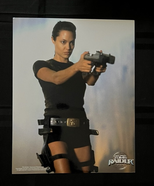OFFICIAL LARA CROFT TOMB RAIDER ANGELINA JOLIE 8″ X 10″ PHOTO SET OF 5