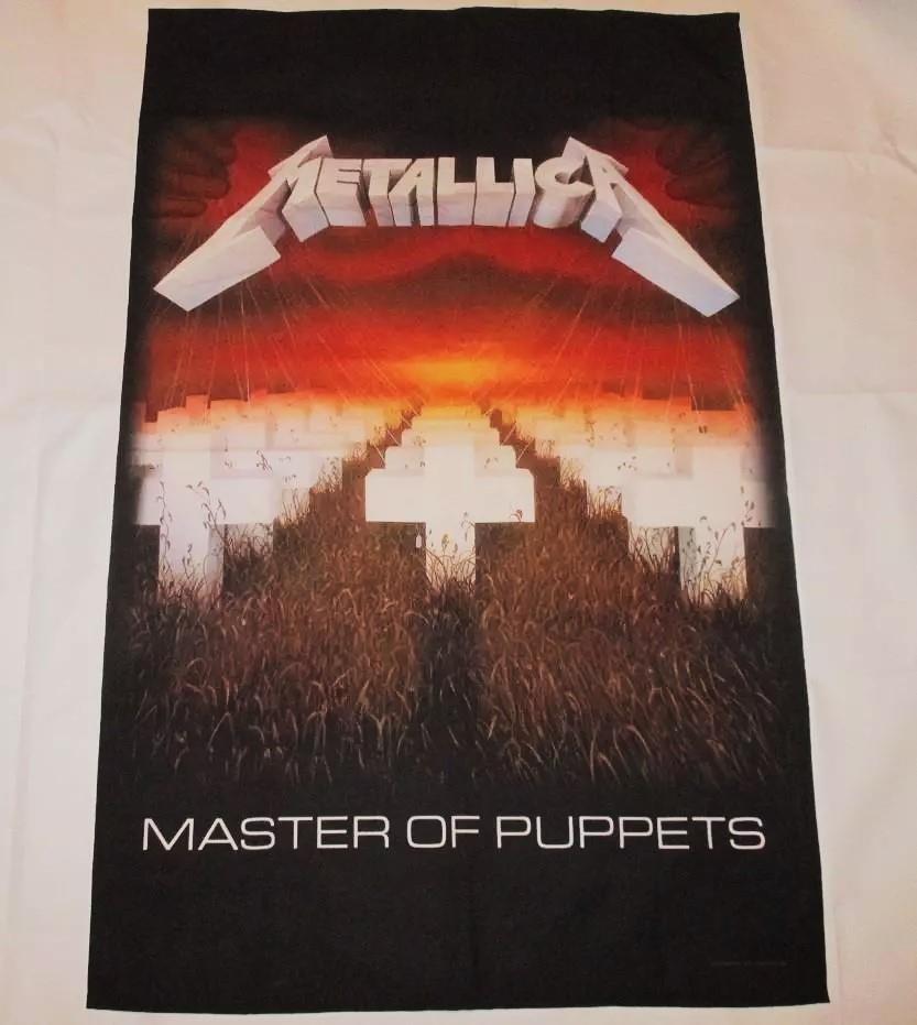 Metallica Master of Puppets Fabric Poster Flag 27×42 Metal UK