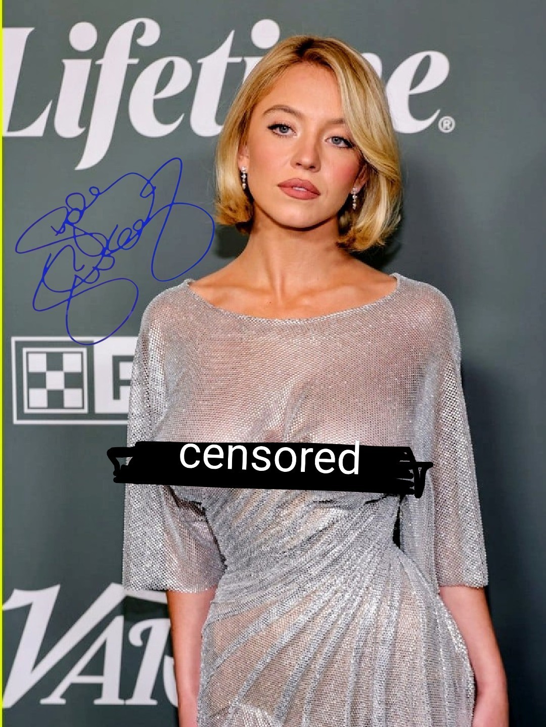 Sydney Sweeney Hot Autographed Reprint Signed 8×10 Photo FAST FREE SHIPPING!