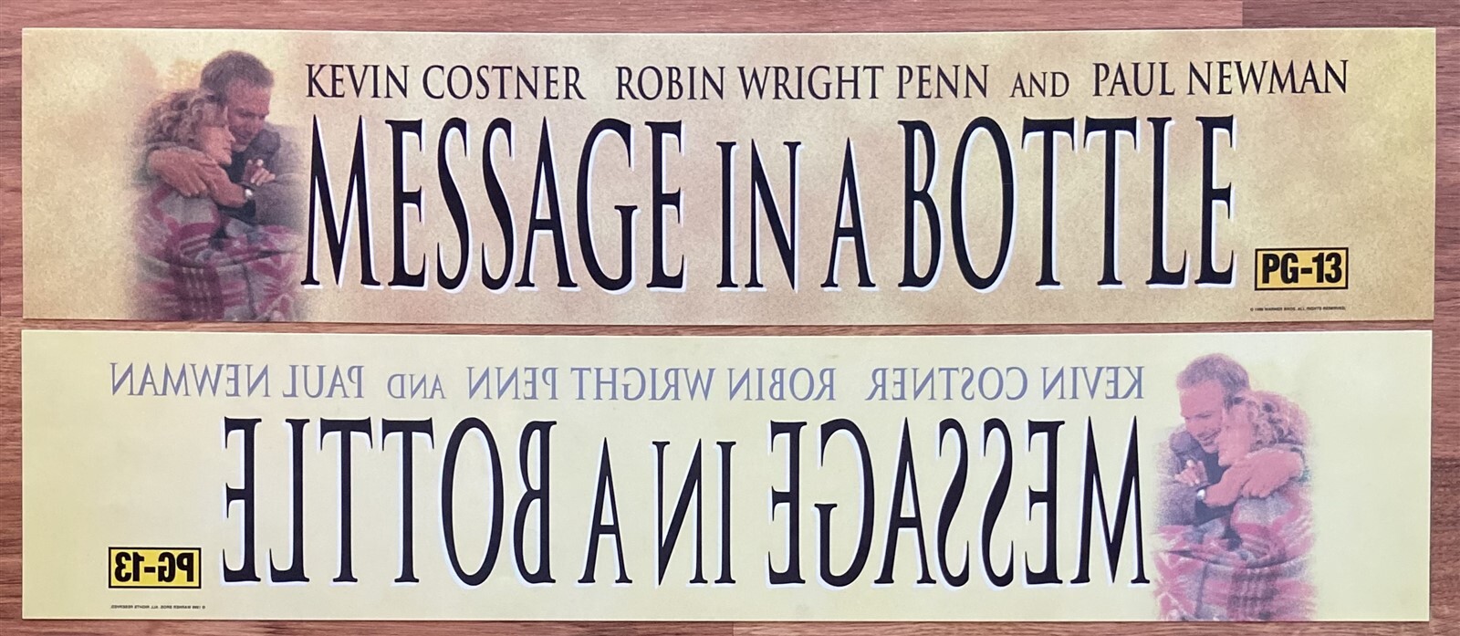 📽 Message In A Bottle (1999) – Double-Sided – Movie Theater Mylar / Poster 5×25