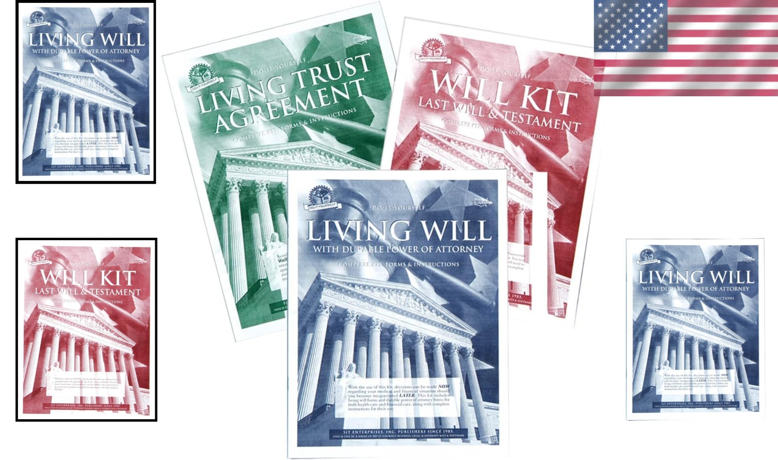Privacy-First DIY Will Kit – Complete Last Will and Living Trust Booklets