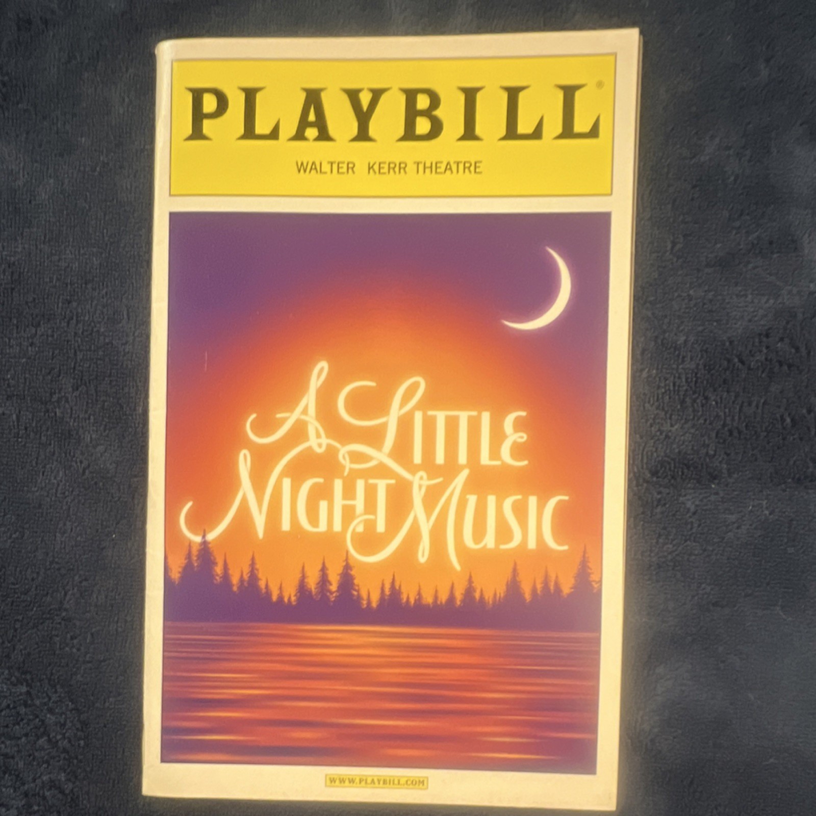 A Little Night Music Walter Kerr Theatre Playbill Broadway Musical 2000s