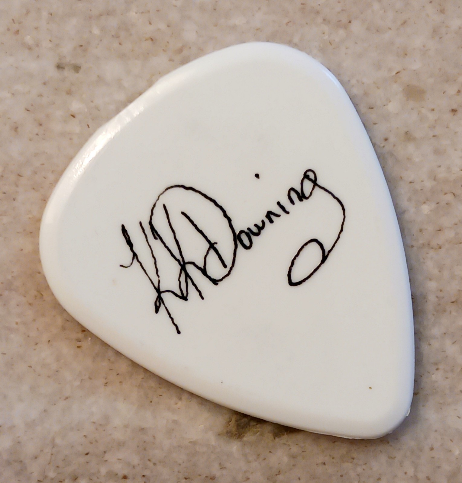 JUDAS PRIEST – K.K. Downing / Authentic and Original Official Tour Guitar Pick