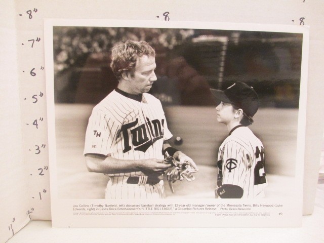 movie promo photo 1994 LITTLE BIG LEAGUE Timothy Busfield Luke Edwards baseball