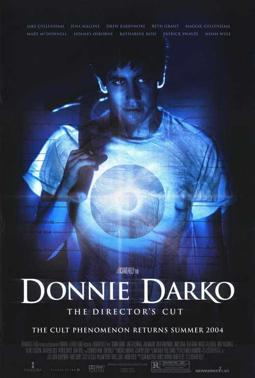 DONNIE DARKO Movie POSTER 27×40 D Jake Gyllenhaal Jena Malone Drew Barrymore