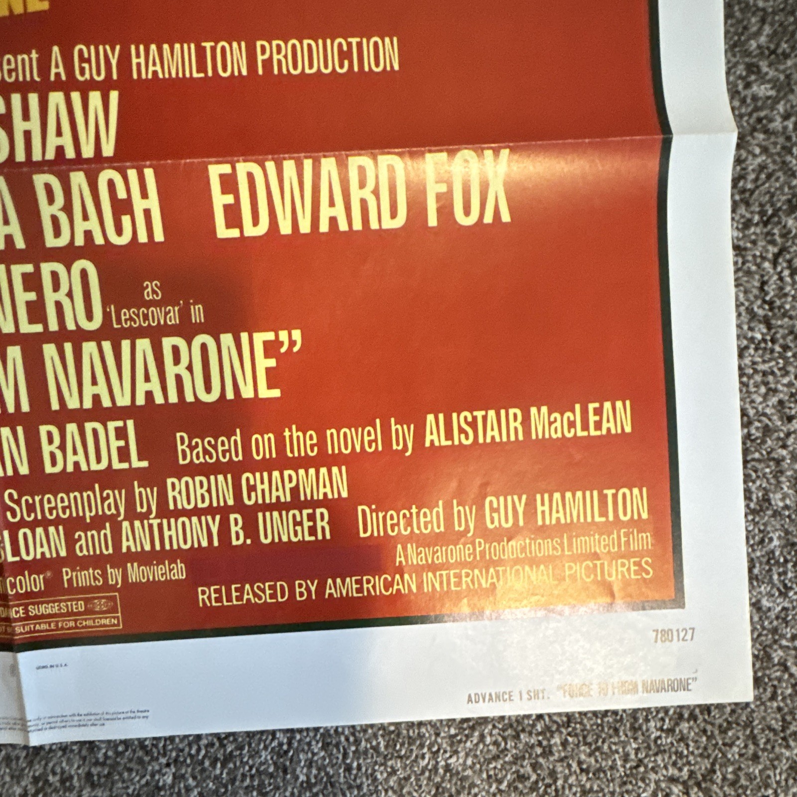 Force 10 from Navarone Original Movie Poster One Sheet – Movies