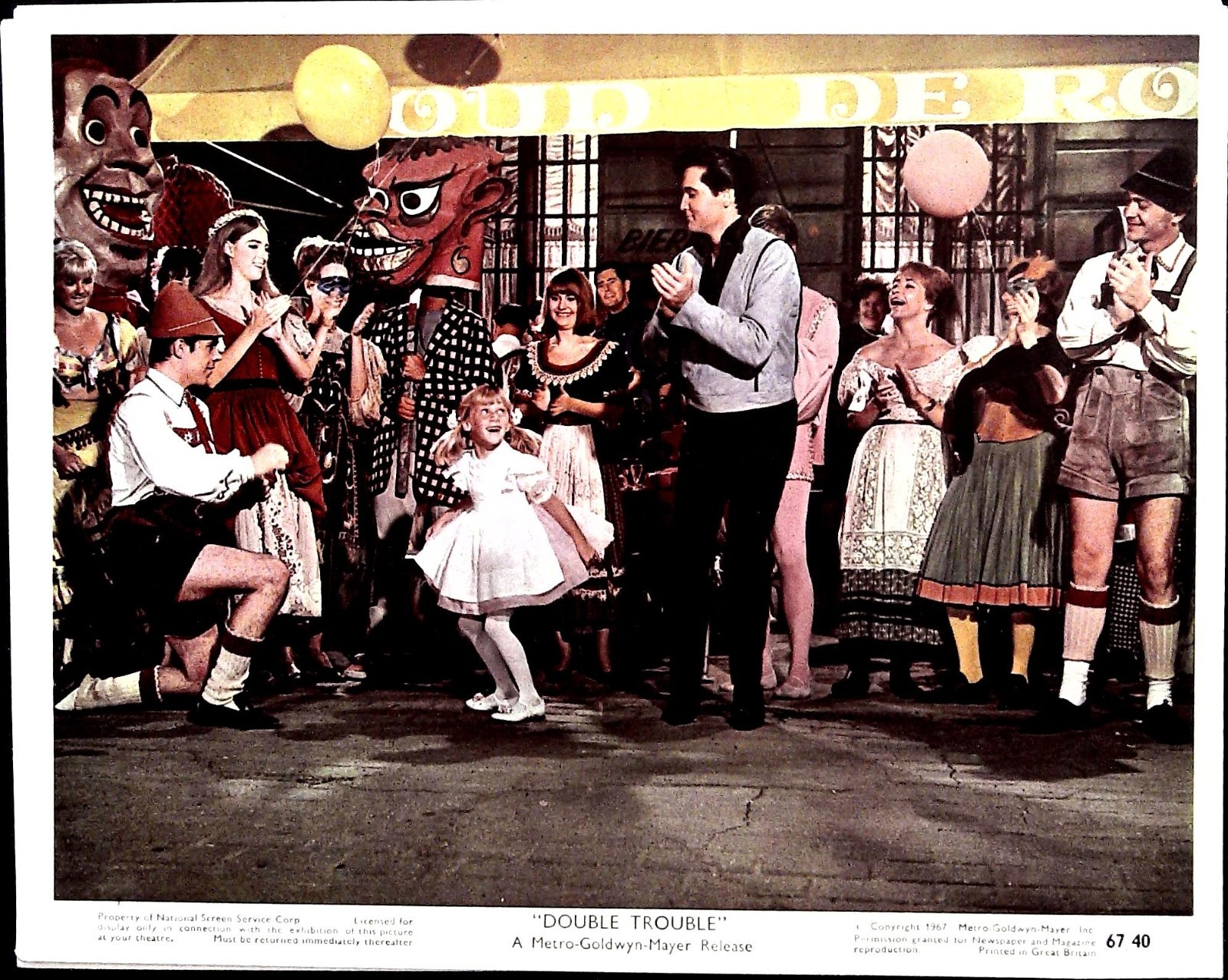 Double Trouble Complete 8 X 10 Mini Lobby Card Set 1967 Elvis Presley, rare!