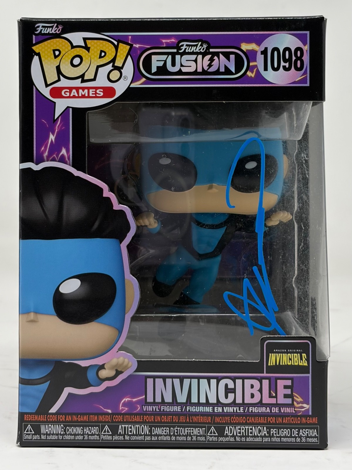 Robert Kirkman Invincible Signed Autograph Invincible Funko Pop 1098 Beckett COA