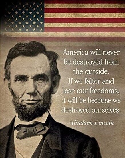 President Abraham Lincoln Quote 8×10 Picture Celebrity Print