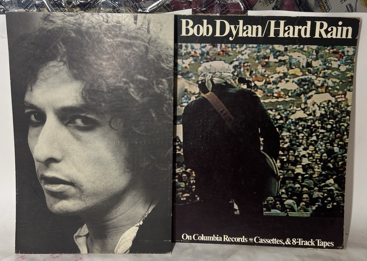 Bob Dylan Hard Rain Store Display 23.5×16.5