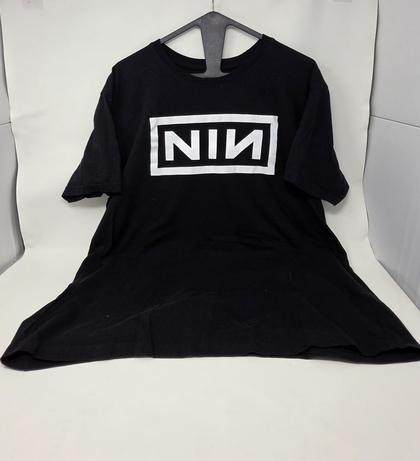 Nine Inch Nails NIN black shirt Rock Off UK tour concert band XL vtg