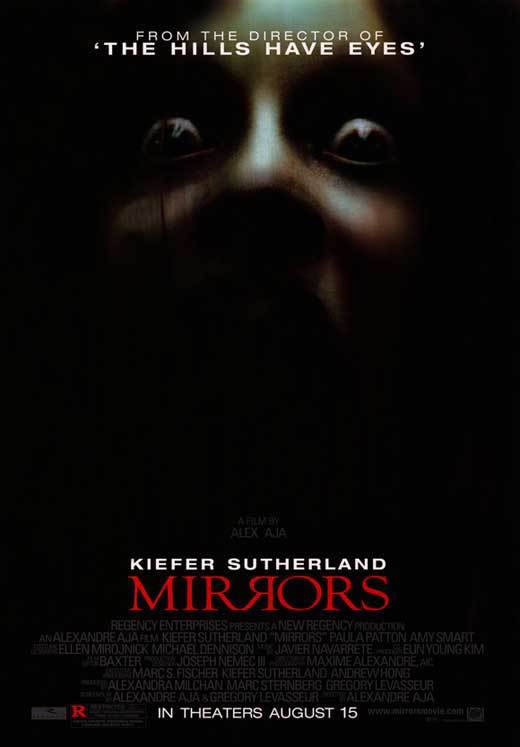 MIRRORS Movie POSTER 27×40 B Kiefer Sutherland Amy Smart Julian Glover