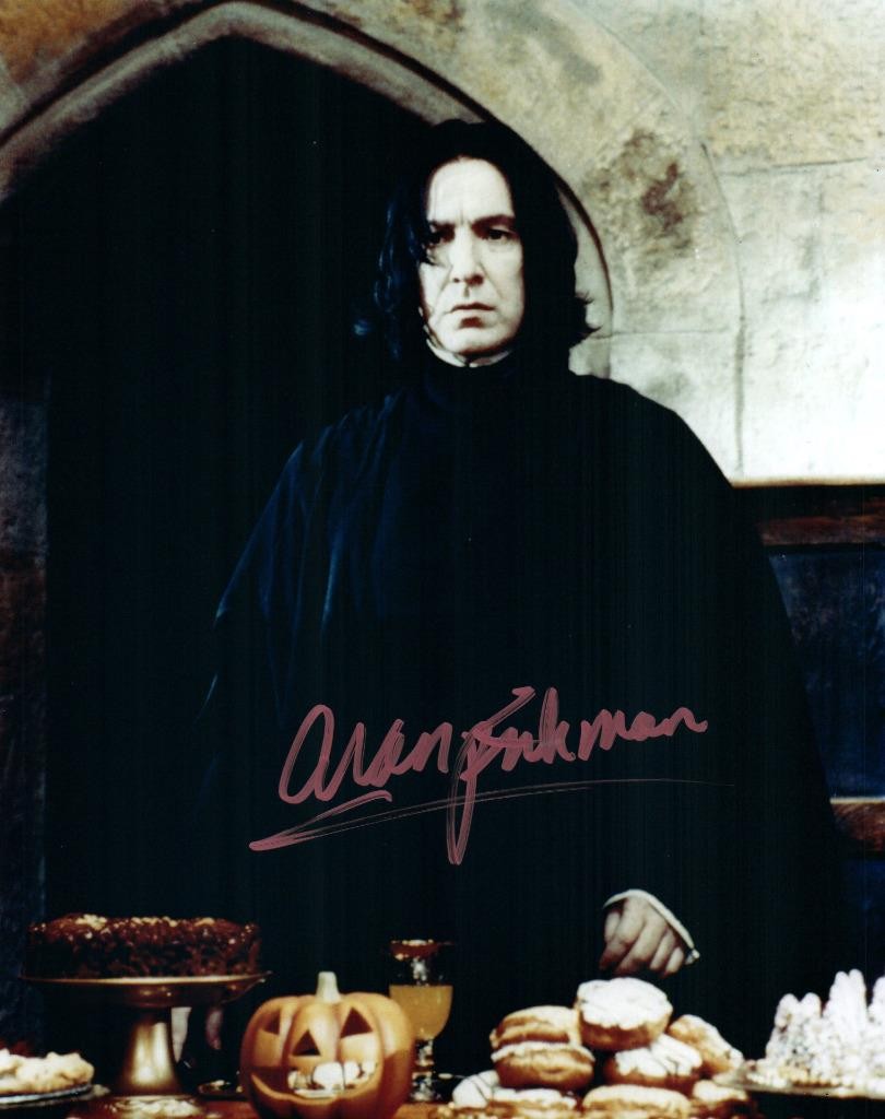 Alan Rickman signed 8×10 Picture nice autographed photo pic with COA