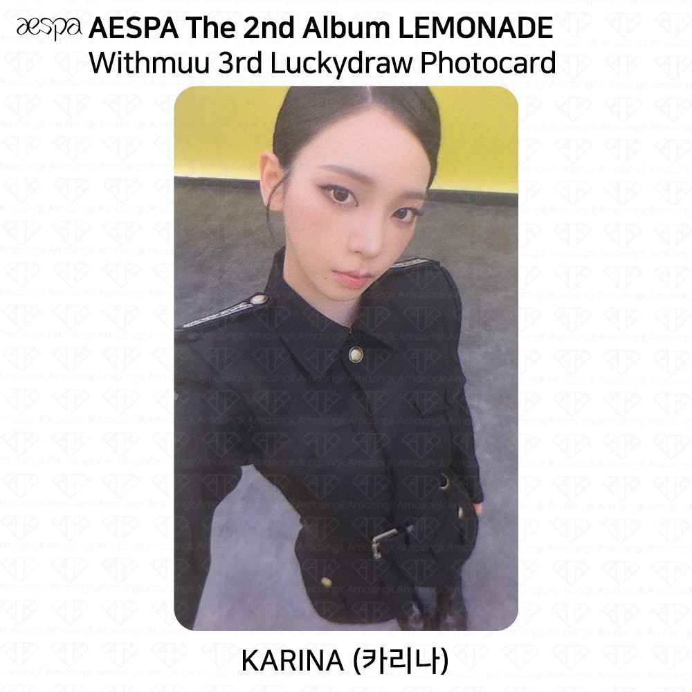 Aespa 2nd Album Lemonade Withmuu 3rd Lucky Draw Photocard