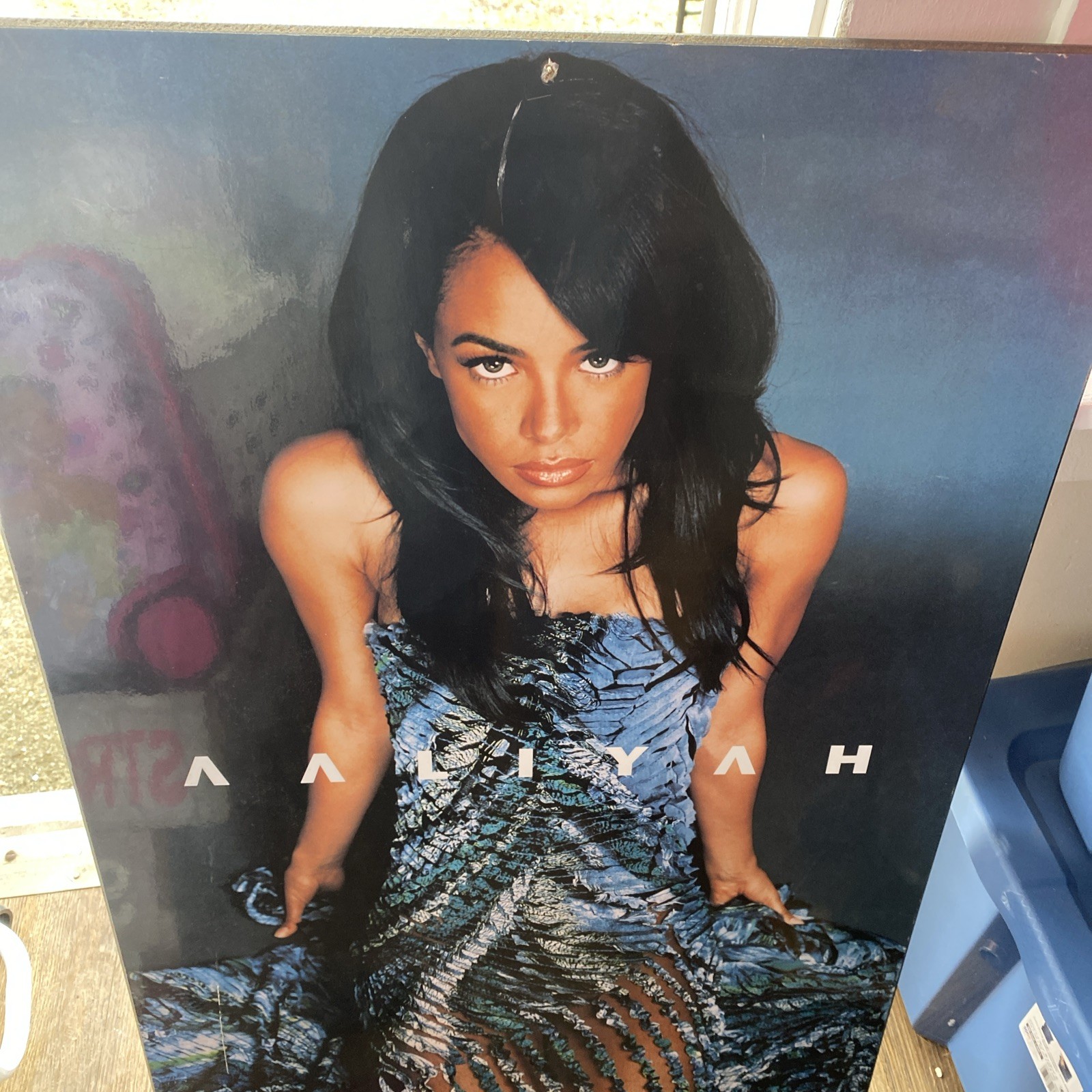 BEAUTIFUL ORIGINAL 2002 AALIYAH POSTER EX RARE