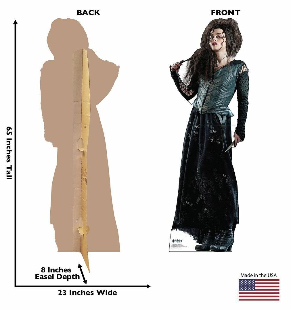BELLATRIX LESTRANGE Life-Size Cardboard Cutout Standees HARRY POTTER 7