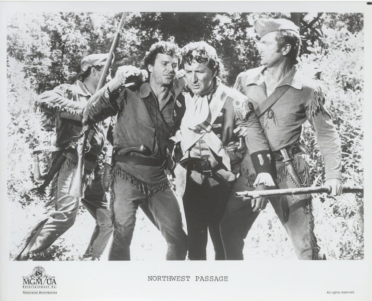 Northwest Passage Original 8×10 Photo Keith Larsen Buddy Ebsen Patrick Macnee